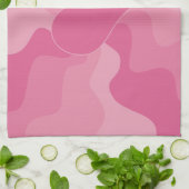 Liefdeshart - Roze Theedoek (Gevouwen)