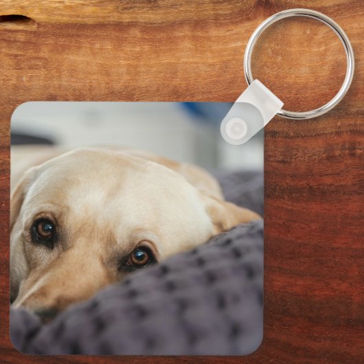 Liefdeshart tekst en 2 foto's sleutelhanger (Achterkant)