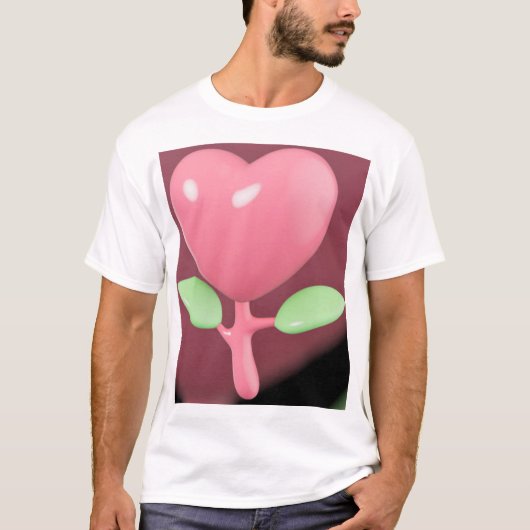 Liefdeshartbloem. T-shirt (Voorkant)