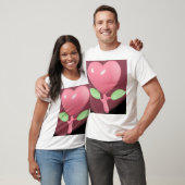 Liefdeshartbloem. T-shirt (Unisex)