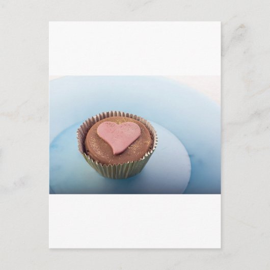 liefdeshartcake briefkaart (Voorkant)