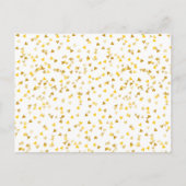 Liefdesharten Confetti Kalender Bewaar de Datum Aankondigingskaart (Achterkant)