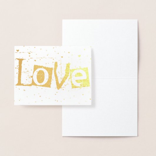 liefdesharten folie kaarten (Display)