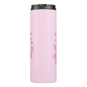 Liefdesharten - roze en rood thermosbeker (Achterkant)