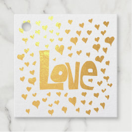 Liefdeshartjes Bedankjes Labels