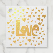 Liefdeshartjes Bedankjes Labels (Voorkant)