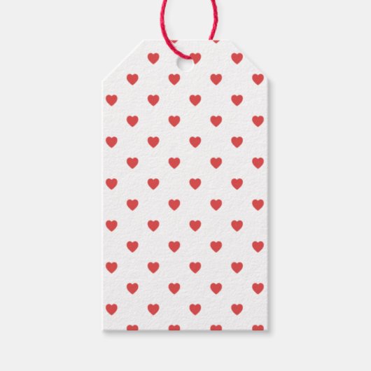 Liefdeshartjes Cadeaulabel (Voorkant)