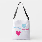 Liefdeshartjes Crossbody Tas (Achterkant)