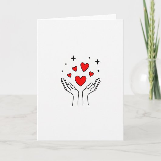 Liefdeshartkaart Sturen Kaart (Voorkant)