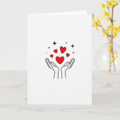 Liefdeshartkaart Sturen Kaart (Gele Bloem)