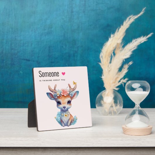 Liefdesherinnering met een Schattige Baby Hert Fotoplaat (Insitu)