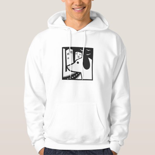 liefdeshond hoodie (Voorkant)