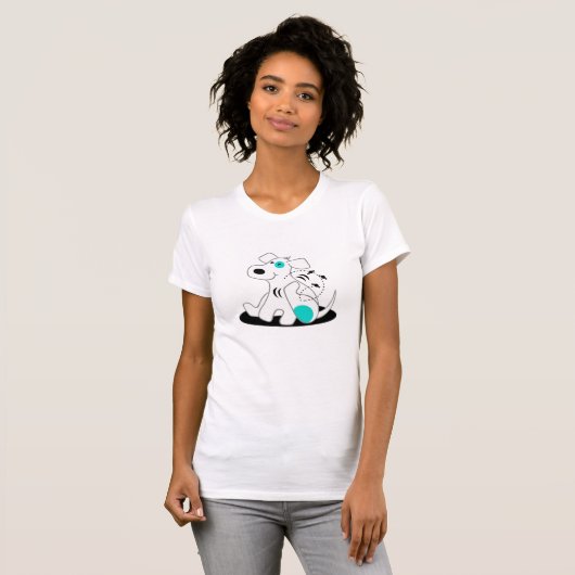 liefdeshonden t-shirt (Voorkant volledig)