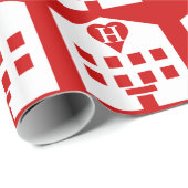 Liefdeshotel Japans Emoji Cadeaupapier (Rol Hoek)