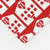 Liefdeshotel Japans Emoji Fleece Deken (Hoek)