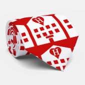 Liefdeshotel Japans Emoji Stropdas (Opgerold)