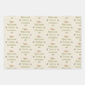 Liefdesinsect Baby shower Inpakpapier Vel (Voorkant 3)