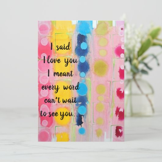 liefdeskaart aankondiging (Staand voorkant)