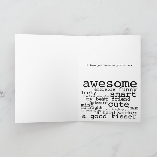 liefdeskaart kaart (Binnen)