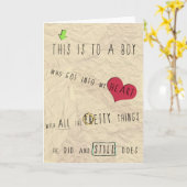 Liefdeskaart met citaat kaart (Gele Bloem)