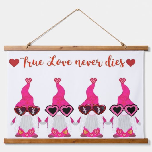 liefdeskabouters hangend wandkleed (Voorkant)