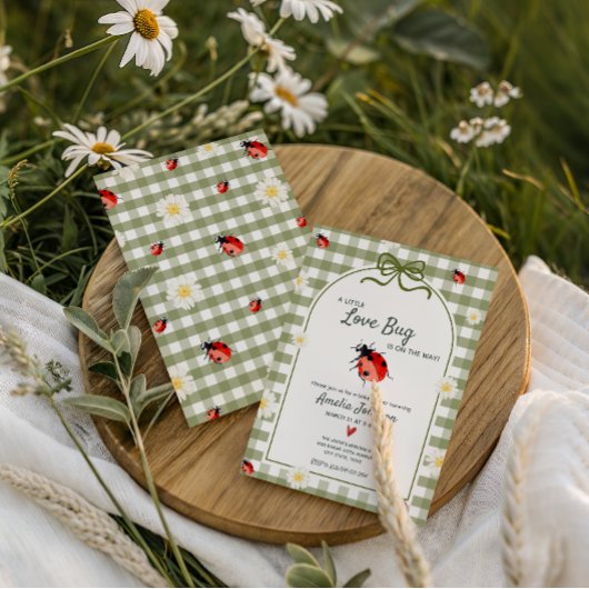 Liefdeskever Baby Shower Uitnodiging