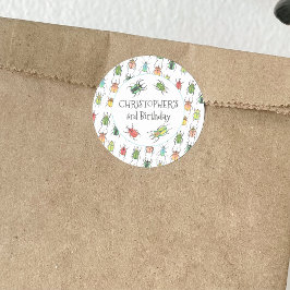 Liefdeskever Kinderverjaardag Ronde Sticker