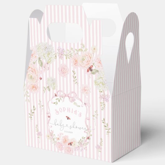 Liefdeskever Luiers Raffle Boog Wilde Bloem Baby S Bedankdoosjes (Open)