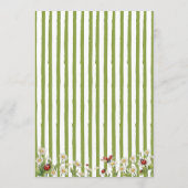 Liefdeskever Meisje Baby Shower Kaart (Achterkant)