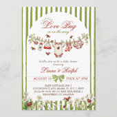 Liefdeskever Meisje Baby Shower Kaart (Voorkant)