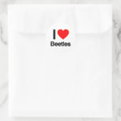 liefdeskevers ronde sticker (Tas)