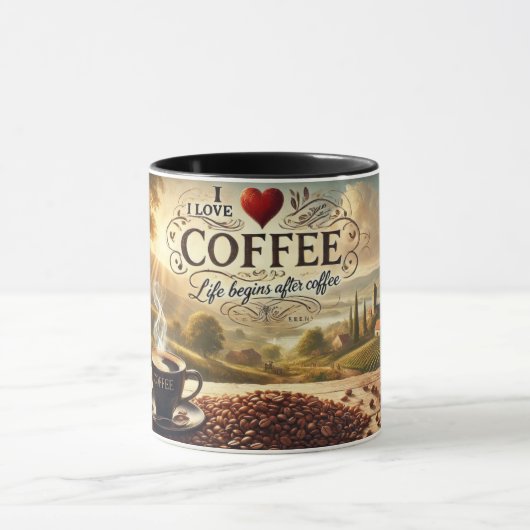 liefdeskoffie mok (Midden)