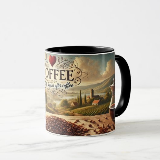 liefdeskoffie mok (Voorkant rechts)