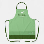 liefdeskok-sage-apron schort (Voorkant)