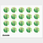 Liefdeskonijn Ronde Sticker (Vel)