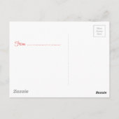 Liefdeskoppels Teddybeer met een hart Briefkaart (Achterkant)