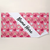 Liefdeskostuum naam strandlaken (Voorkant)