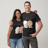 Liefdeskus van Dudu Beer naar Bubu Pandaâ  mijl  T-shirt (Unisex)