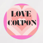 Liefdeslabels V dag Labels (Design 1)