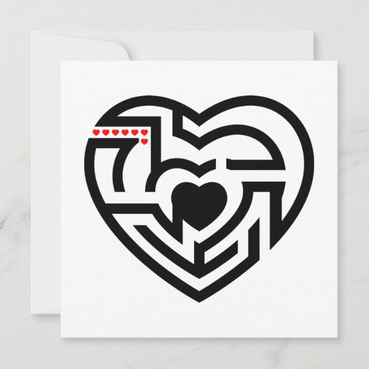 liefdeslabyrint kaart (Voorkant)