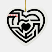 liefdeslabyrint keramisch ornament (Achterkant)