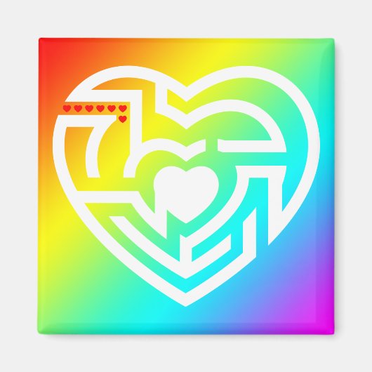 liefdeslabyrint magneet (Voorkant)