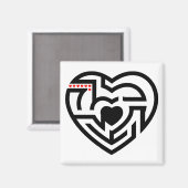 liefdeslabyrint magneet (Voorkant / Achterkant)