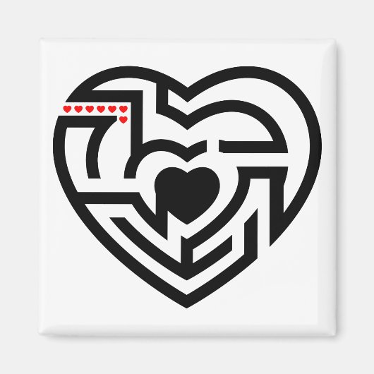liefdeslabyrint magneet (Voorkant)