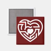 liefdeslabyrint magneet (Voorkant / Achterkant)
