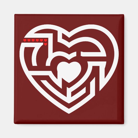liefdeslabyrint magneet (Voorkant)