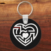 liefdeslabyrint sleutelhanger (Voorkant)