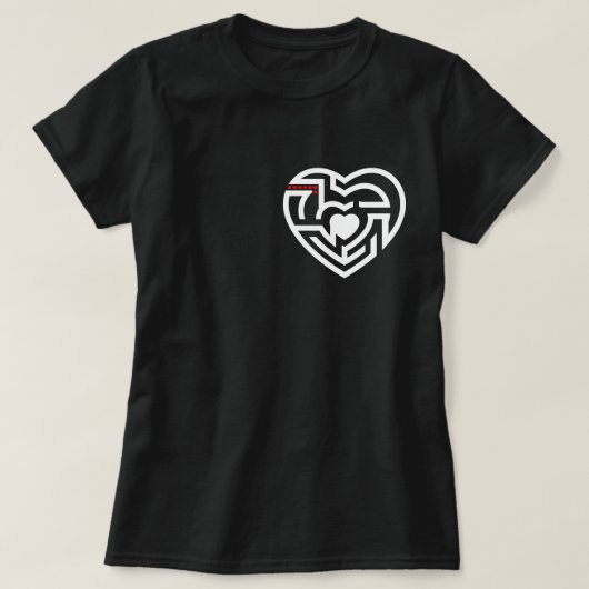 liefdeslabyrint t-shirt (Design voorkant)