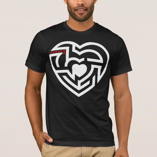 liefdeslabyrint t-shirt (Voorkant)