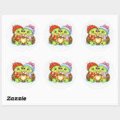 Liefdeslantaarn Ronde Sticker (Vel)